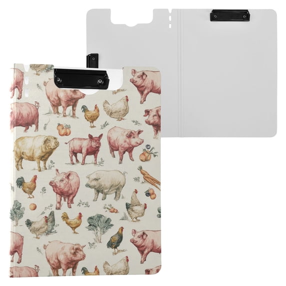 A4 Double Clip File Folder 18.9x12.6in Clipboards Foldable Binder Holds ...