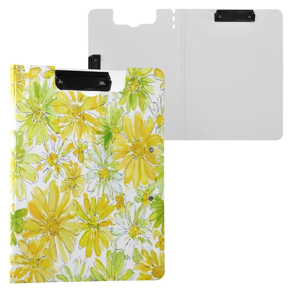 A4 Double Clip File Folder 18.9x12.6in Clipboards Foldable Binder Holds ...