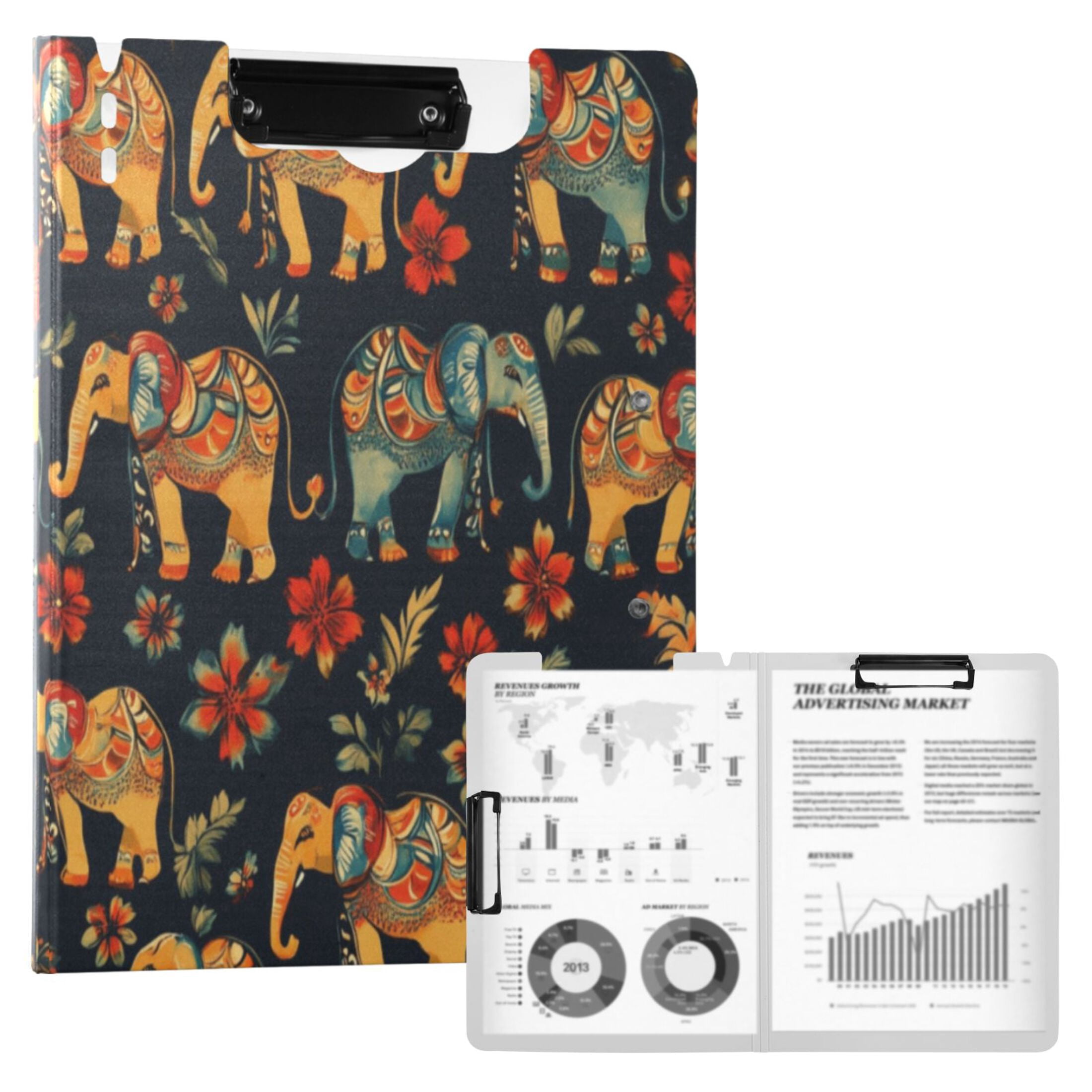 A4 Double Clip File Folder Binder Clipboards Waterproof Durable ...