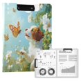 thumbnail image 1 of A4 Double Clip File Folder Binder Clipboards Waterproof Durable Foldable Folder Suitable for Office and Family Dog Butterfly Play, 1 of 9