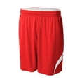 thumbnail image 1 of A4 Double Double Short For Teen Male in Scarlet/White | NB5364, 1 of 3