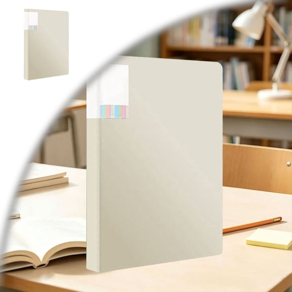 A4 Double Strong Clips File Folder Report Cover, Punchless Binder, Clamp Binder Without Rings Office Project Folder, Documents File Folder, for Letter Size or A4 Size