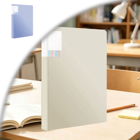 A4 Double Strong Clips File Folder Report Cover, Punchless Binder, Clamp Binder Without Rings Office Project Folder, Documents File Folder, for Letter Size or A4 Size