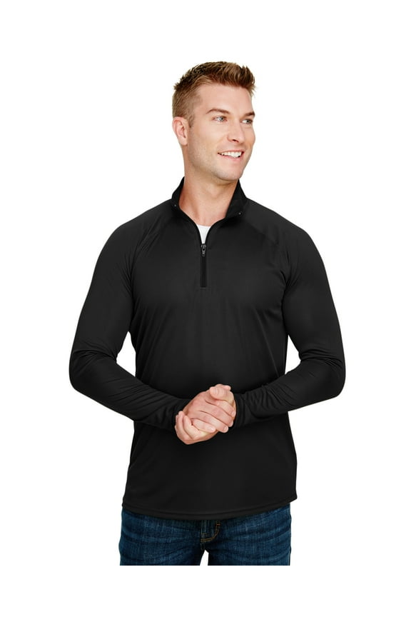 Drop Ship Men's Daily Polyester 1/4 Zip - N4268