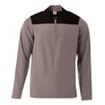 thumbnail image 1 of A4 Element Quarter Zip Jacket For Men in Graphite/Black | N4014, 1 of 3