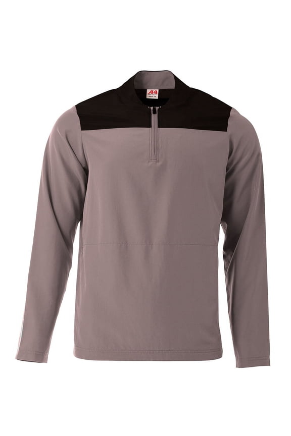 Element Quarter Zip Jacket For Men in Graphite/Black | N4014
