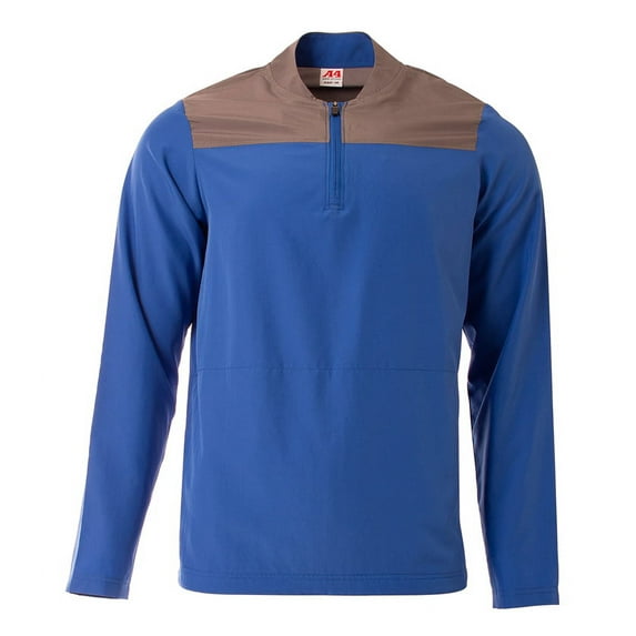 A4 Element Quarter Zip Jacket For Men in Royal/Graphite | N4014