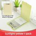 A4 File Box, Plastic File Organizer, Clear Storage Folder