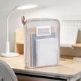 thumbnail image 1 of A4 File Folder Organizer with Handle, Large Capacity Mesh Zipper Document Bag for Students, Homework, Test Papers, Office and Travel Storage, 1 of 6