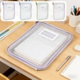 thumbnail image 1 of A4 File Folder Organizer with Handle, Large Capacity Mesh Zipper Document Bag for Students, Homework, Test Papers, Office and Travel Storage, 1 of 6