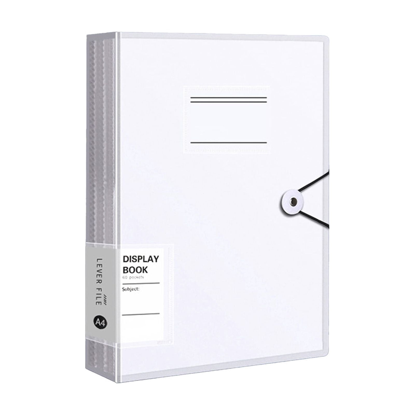 A4 File Folder Portable 30-Pocket Plastic Document Holder For Students ...