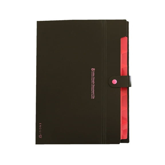 A4 File Storage Folder with 8 Compartments, Office Organizer for Test Paper Classification, Document Management Solution Student Use