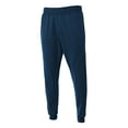 thumbnail image 1 of A4 Fleece Jogger Pant For Men in Navy | N6012, 1 of 3