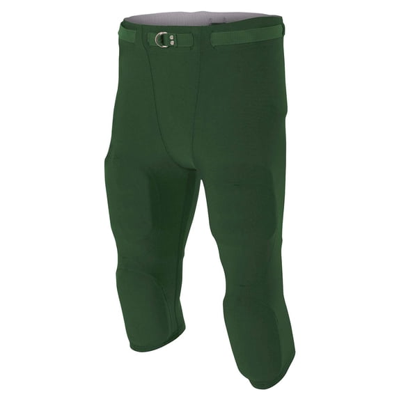A4 Flyless Integrated Football Pant For Youth Male in Forest | NB6180