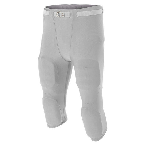 A4 Flyless Integrated Football Pant For Youth Male in Silver | NB6180