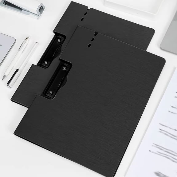 A4 Folder Drawing Board with Strong Clip and Portable Pen Holder - Multi-functional Meeting and Study Writing Board for Professionals, Students, and Outdoor Use