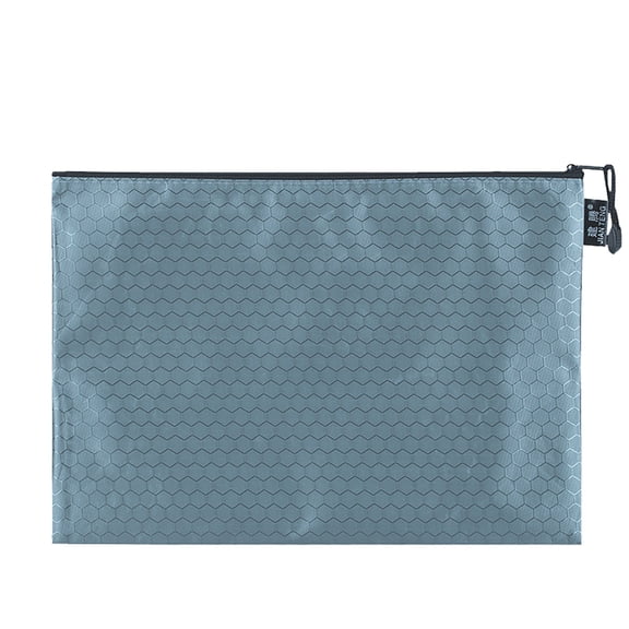 A4 Football Pattern Waterproof Thick File Bag, Waterproof Zipper Bag, Canvas Zipper Pouch, Smooth Surface File Folders, Plastic File Folder, Filing Cabinet Folders, Business Document Folders 1Pcs