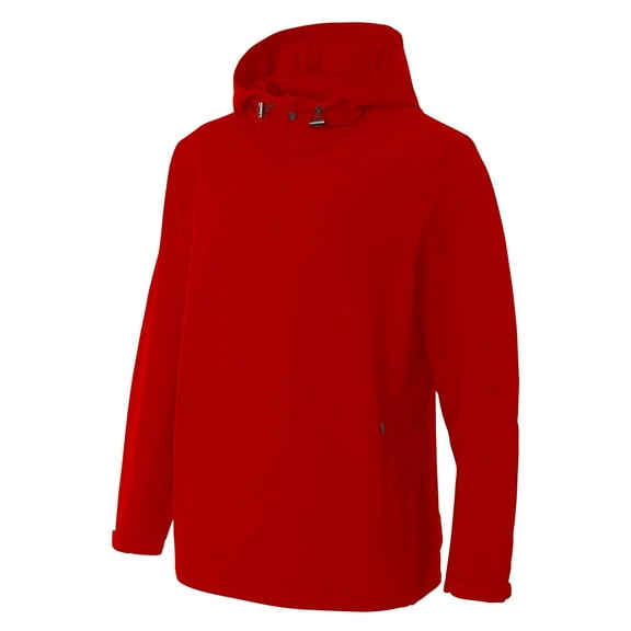 A4 Force 1/4 Zip Windbreaker For Men in Scarlet | N4263