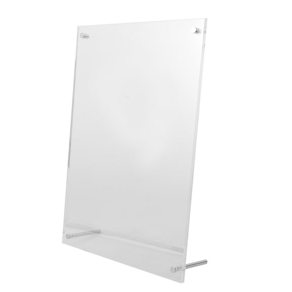 Homoyoyo Acrylic Photo Frame Transparent Wall Mount Certificate Display Holder 1 Piece Clear Frame