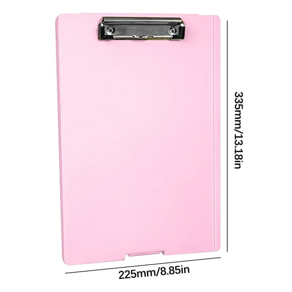 A4 Heavy Duty Clipboard with Storage - Nursing/Teacher Clipboard Folder with Pen Holder & Low-Profile Clip for Documents (12.2x8.74 Inch)