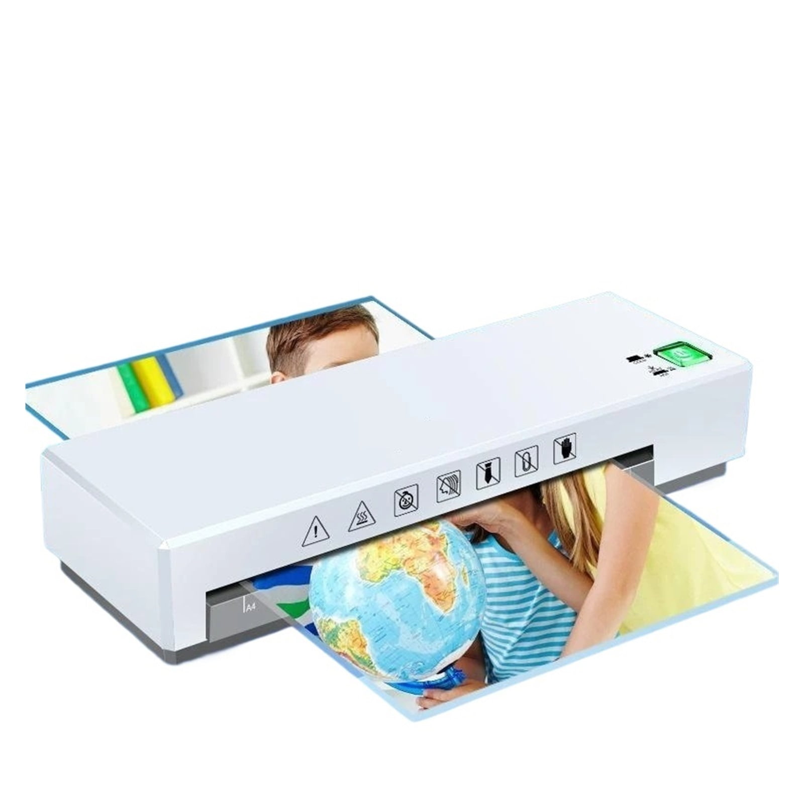A4 Hot/cool Laminator Laminating Machine For Document Photo Blister Packaging Plastic Film Roll Laminator Free Plastic Film
