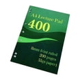 thumbnail image 1 of A4 Journal Notebooks, 1 Pack 8.3 X 11.8 Inch Ruled Lecture 400 Pages Sheets Large Notebooks, 55Gsm Paper for Work, Journaling, Note Taking, Green, 1 of 4