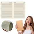 thumbnail image 1 of A4 Kraft Paper Notebook 36 Sheets, Thick Kraft Cover Horizontal Ruled Pages, Smooth Writing Anti-Friction Portable Journal, for Study Class Notes Business Meeting Records Daily Work Plan Writing, 1 of 9