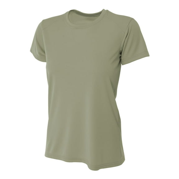 A4 Ladies' Cooling Performance T-Shirt - OLIVE - M