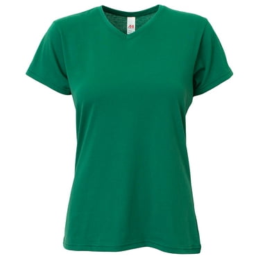 A4 - Ladies' Softek V-Neck T-Shirt - NW3013 - FOREST - M