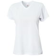 thumbnail image 1 of A4 - Ladies' Softek V-Neck T-Shirt - NW3013 - WHITE - 2XL, 1 of 1