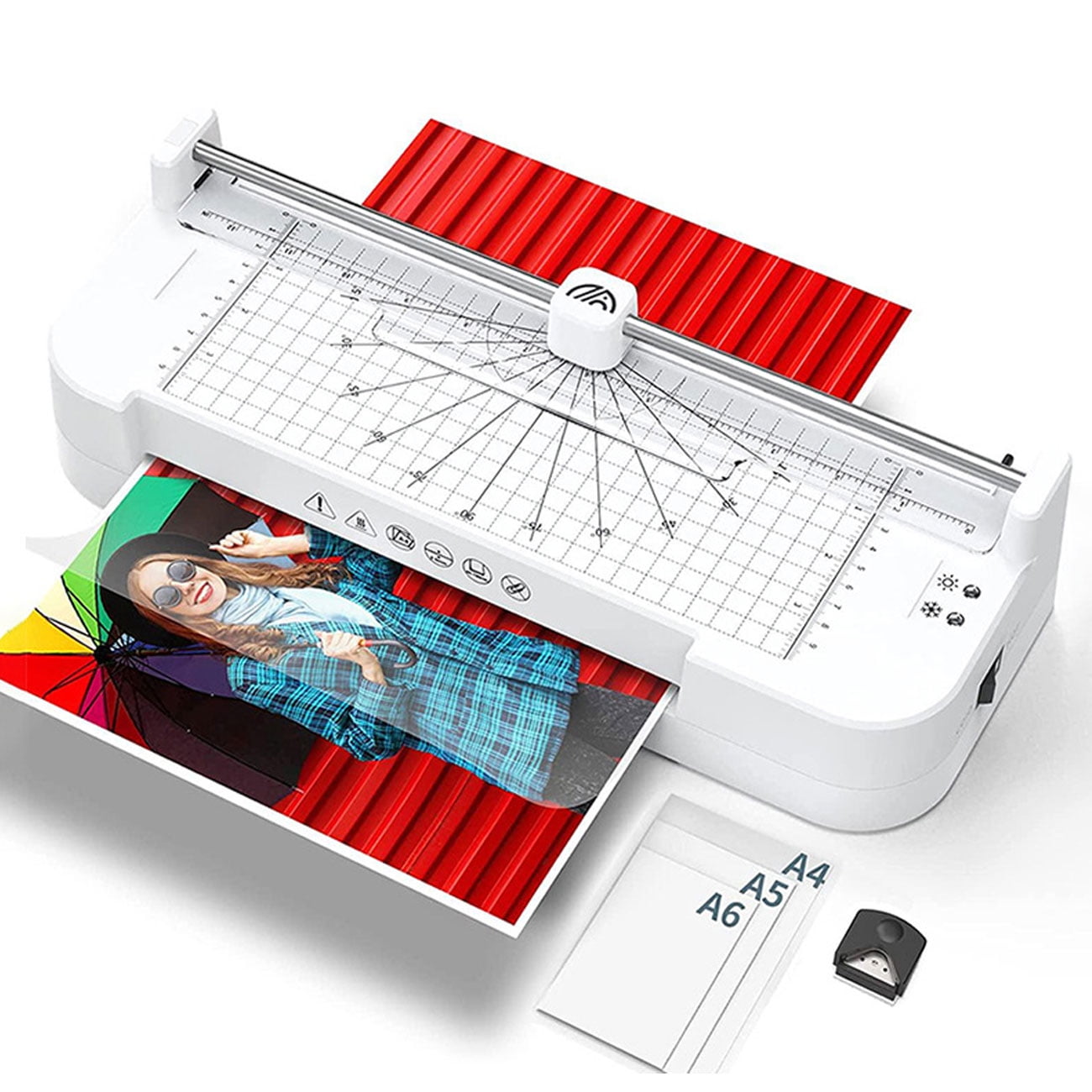 A4 Laminator with Laminating Sheets, Crenova Laminator Machine, Hot and