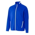 thumbnail image 1 of A4 League Full Zip Jacket For Men in Royal/White | N4261, 1 of 2