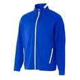 thumbnail image 1 of A4 League Full Zip Jacket For Men in Royal/White | N4261, 1 of 2