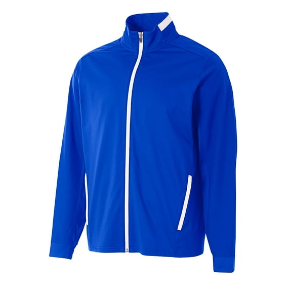A4 League Full Zip Jacket For Men in Royal/White | N4261