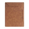 thumbnail image 1 of A4 Leather Clipboard Folder, Binder clipboard A4 Clip File, Leather Portfolio for Men and Women, Business Portfolio Binder, with 1 Pen Holder & Document Sleeve, Notepad Clipboard, 1 of 6