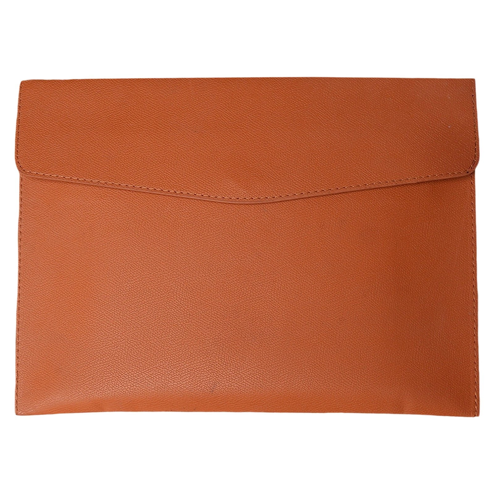A4 Leather Document Envelope, PU Leather File Folder with Envelope ...
