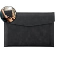 thumbnail image 1 of A4 Leather File Bag, Magnetic Closure Briefcase, Waterproof Business Folder for Office Use, 1 of 5