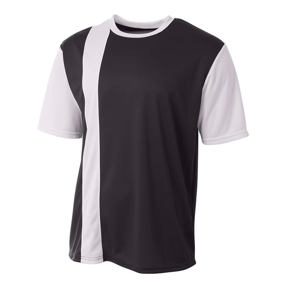 A4 Legend Soccer Jersey For Men in Black/White | N3016