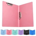 thumbnail image 1 of A4 Letter Size Punchless File Folder with Double Strong Metal Clips, No Ring Clamp Binder, Heavy Duty Report Cover Document Organizer for Office Project Paper Storage, 1 of 10