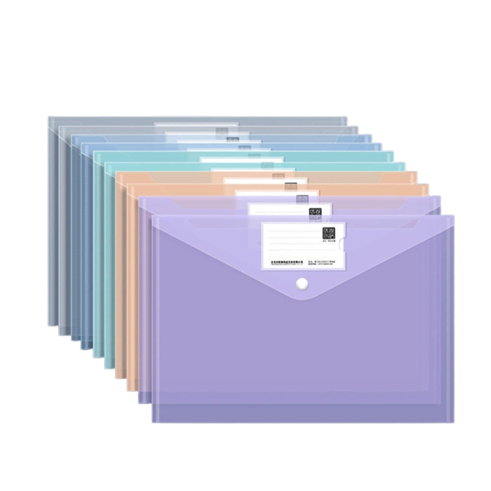 A4 Letter Waterproof Large Capacity File Folders for Storing Files