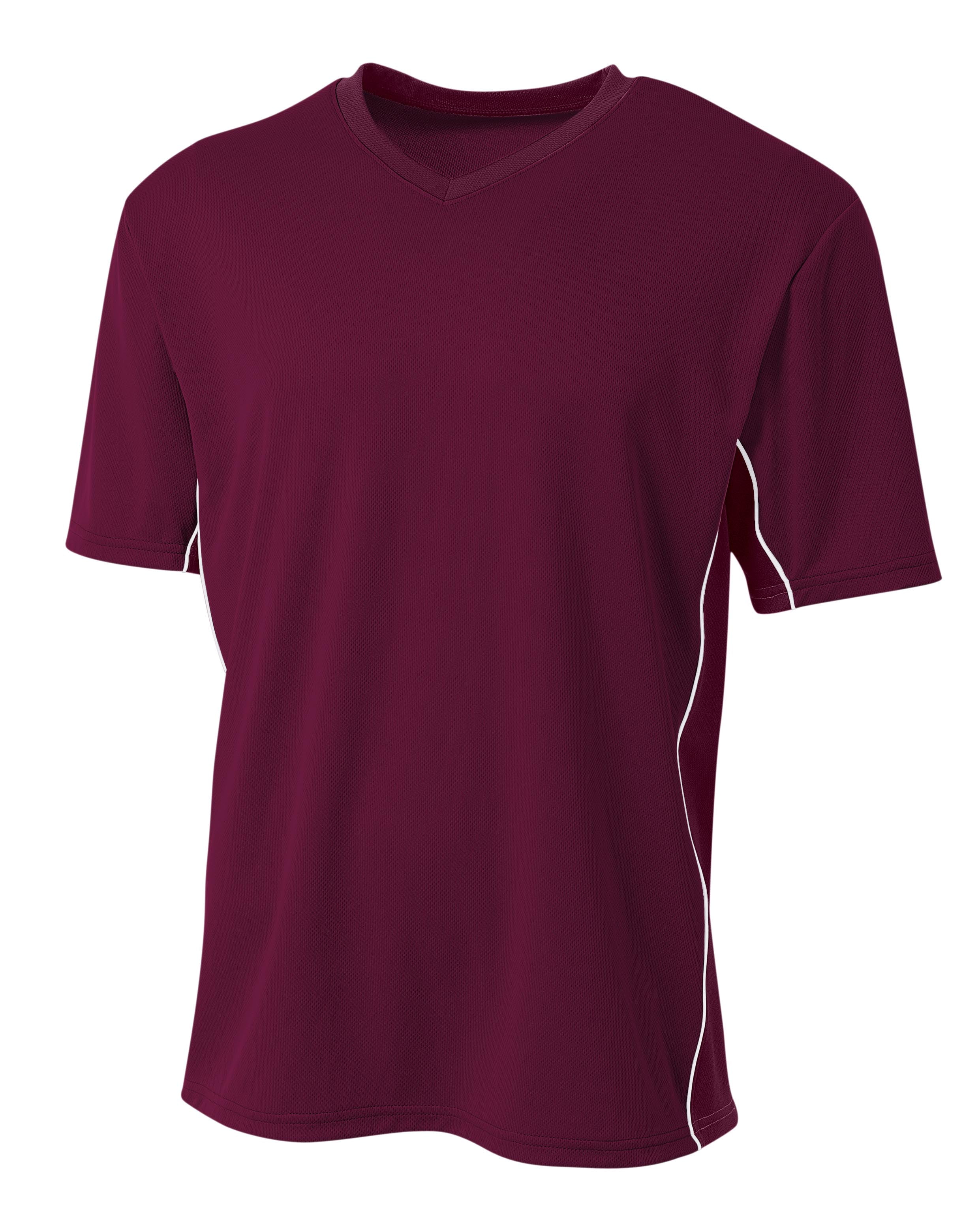 A4 Liga Soccer Jersey For Men in Maroon N3018