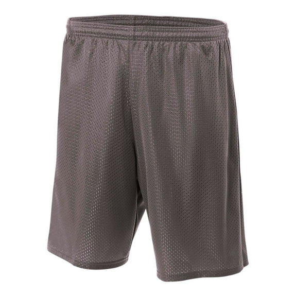 A4 Lined Tricot Mesh Shorts For Teen Male in Graphite | NB5301