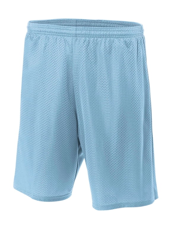Lined Tricot Mesh Shorts For Teen Male in Lt Blue | NB5301