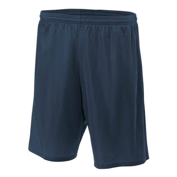 A4 Lined Tricot Mesh Shorts For Teen Male in Navy | NB5301