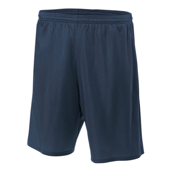 A4 Lined Tricot Mesh Shorts For Teen Male in Navy | NB5301