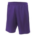 thumbnail image 1 of A4 Lined Tricot Mesh Shorts For Teen Male in Purple | NB5301, 1 of 3