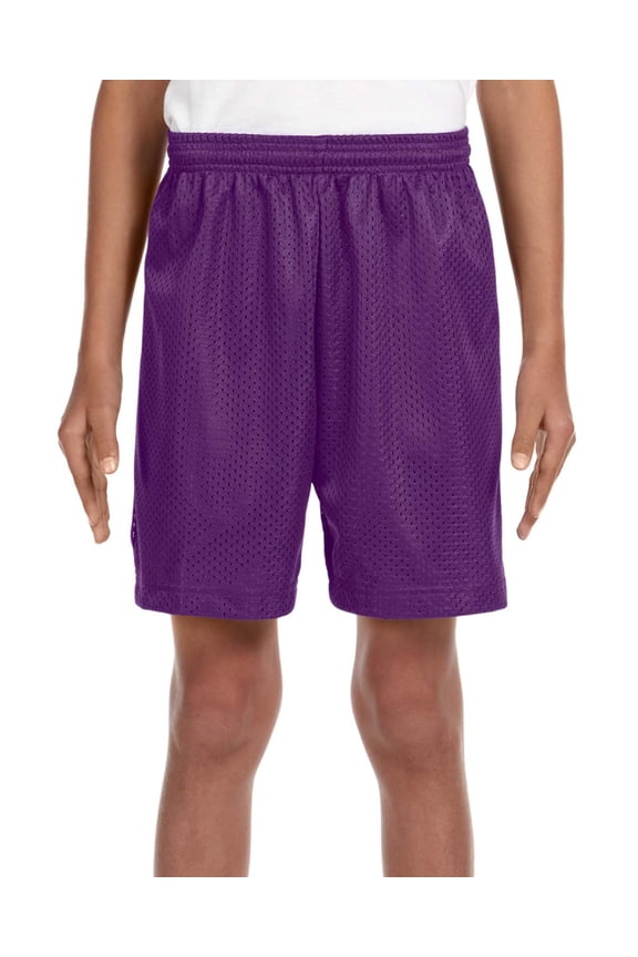 YOUTH SPRINT 6" LINED TRICOT MESH SHORT