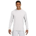 thumbnail image 1 of A4 N3165 Long Sleeve Cooling Performance Crew Shirt, White, XL, Pack Of 5, Mens T-Shirts, 1 of 1