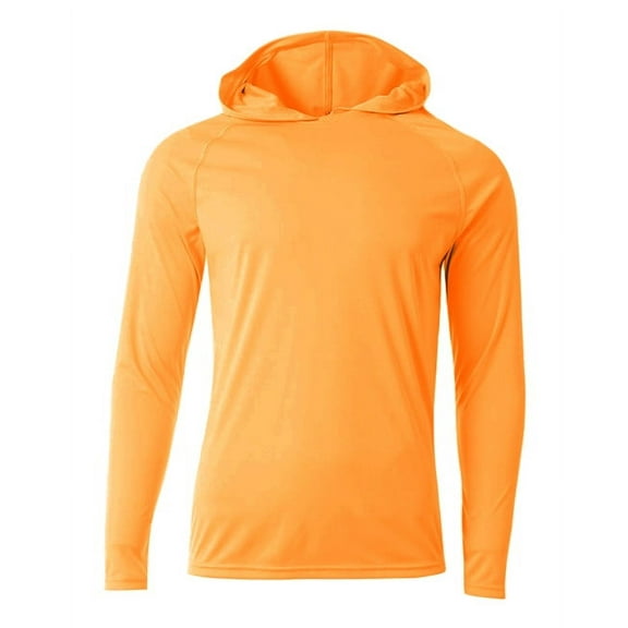 A4 Long Sleeve Hooded Tee for Mens