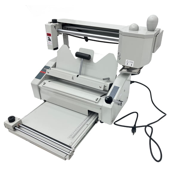 A4 Manual Hot Glue Binding Machine with Indenting Function for Printing Shops Schools Book Manufacturers 110V